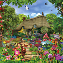 Thatched Cottage Garden Jigsaw puzzle (1000 Pieces)