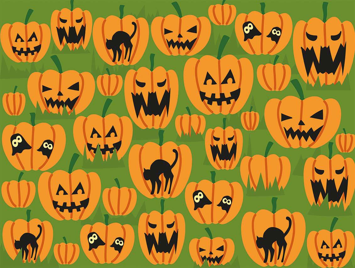 Halloween Pumpkins - Impuzzible No.15 - Jigsaw Puzzle (1000 Pieces)