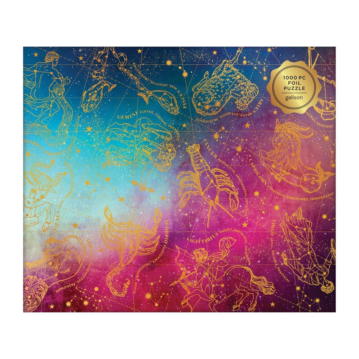 Galison Astrology Foil Jigsaw Puzzle (1000 Pieces)