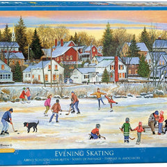 Eurographics Evening Skating Jigsaw Puzzle (1000 Pieces)