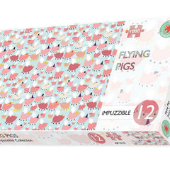 Flying Pig - Impuzzible No.12 -  Jigsaw Puzzle (1000 Pieces)