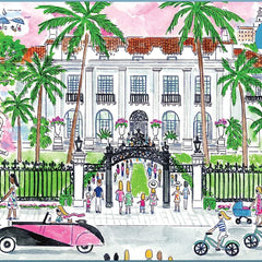 Galison A Sunny Day in Palm Beach, Michael Storrings Jigsaw Puzzle (1000 Pieces)