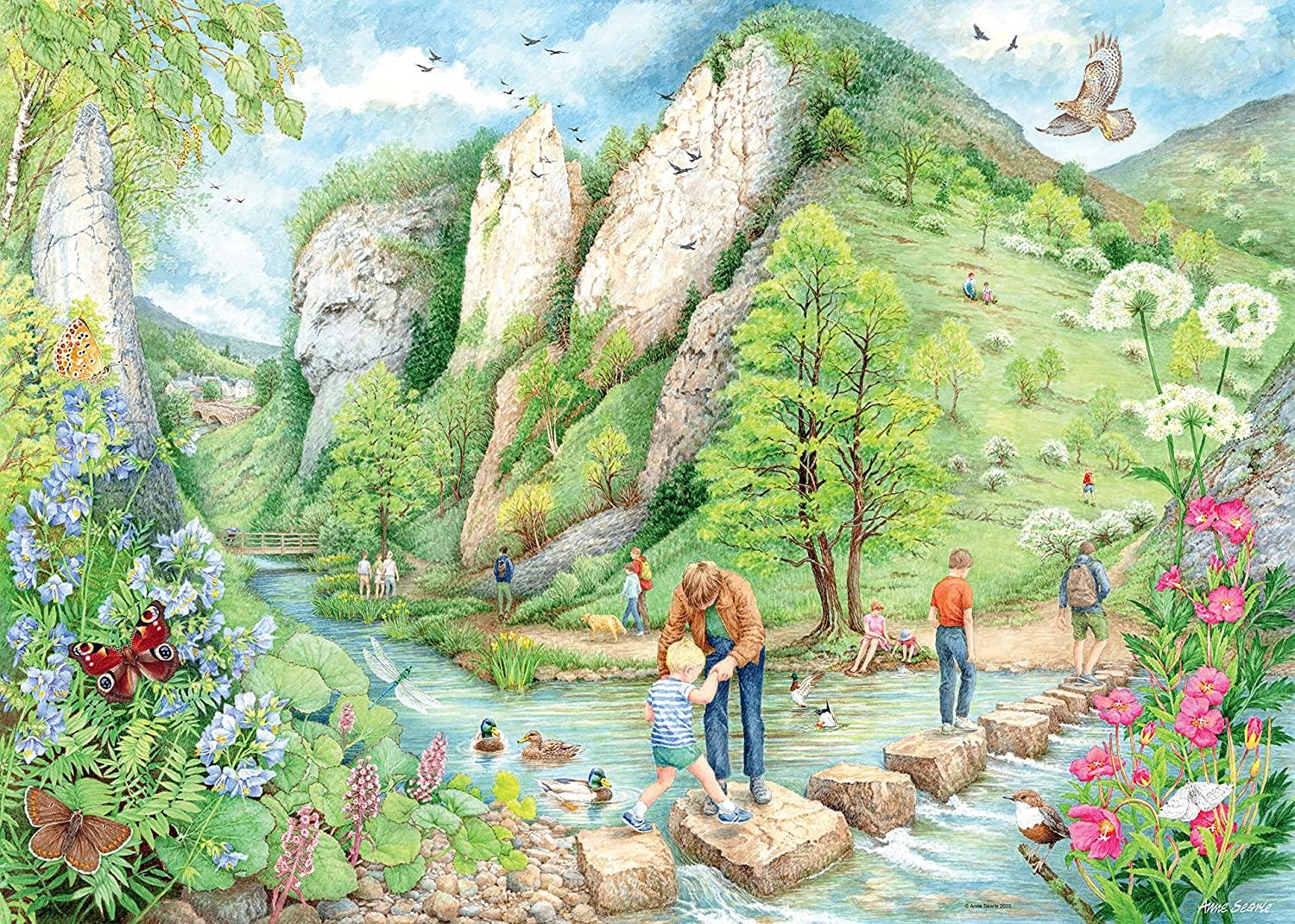 Ravensburger Walking World - Dovedale Jigsaw Puzzle (1000 Pieces)