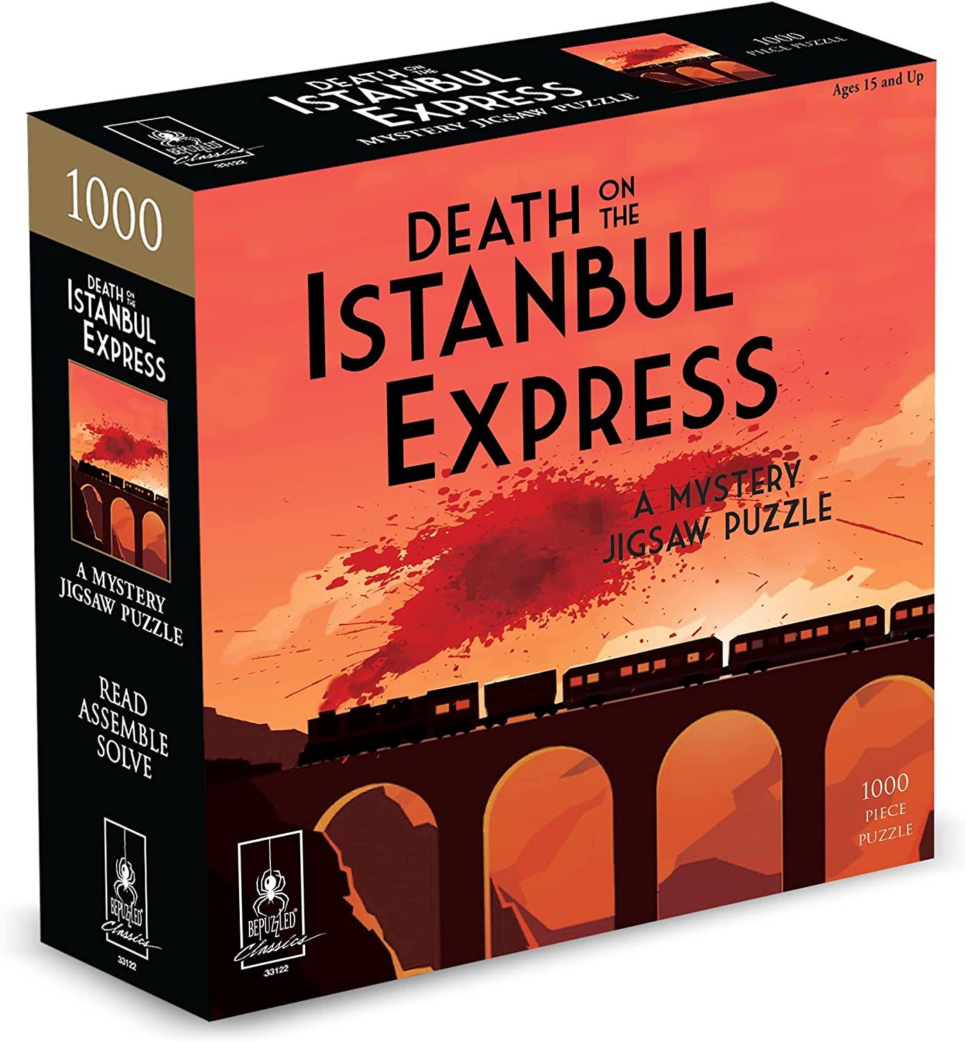 Death on the Istanbul Express Murder Mystery Jigsaw Puzzle (1000
