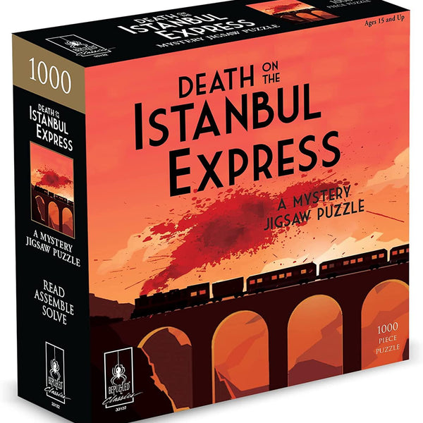 Death on the Istanbul Express Murder Mystery Jigsaw Puzzle (1000 Pieces)