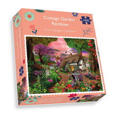 Cottage Garden Rainbow Jigsaw Puzzle (1000 Pieces)