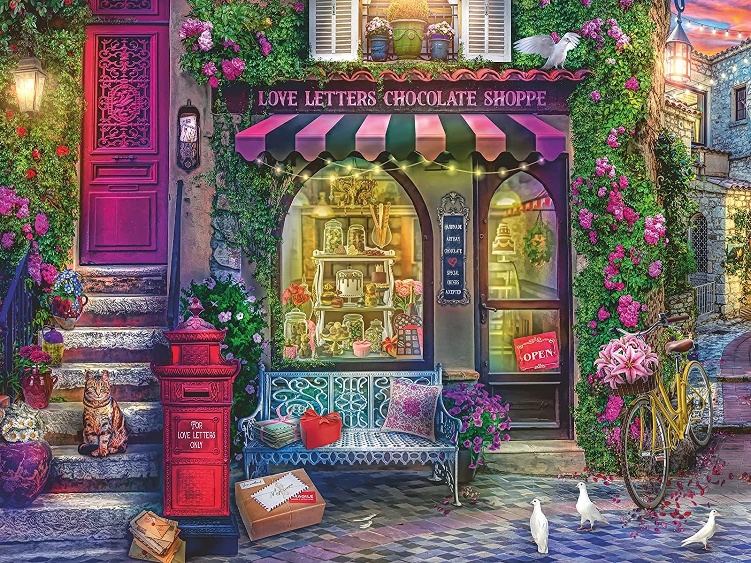 Ravensburger Love Letters Chocolate Shop Jigsaw Puzzle ( 1500 Pieces)