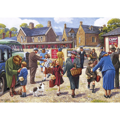 Gibsons The Evacuees Jigsaw Puzzle (4 x 500 Pieces)