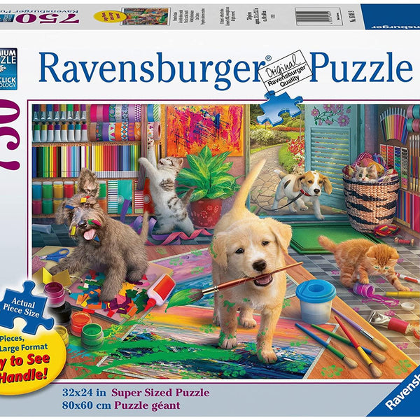 World's Most Difficult Jigsaw Puzzle 529 Pieces Double Sided Dogs
