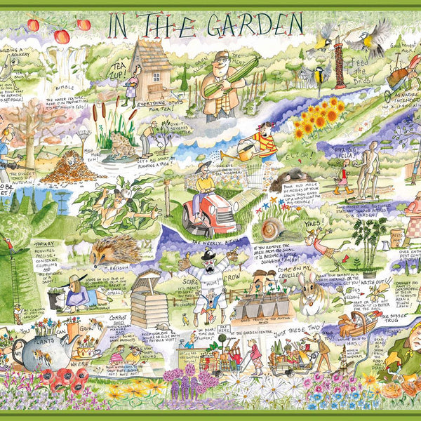 In The Garden - Tim Bulmer Jigsaw Puzzle (1000 Pieces)