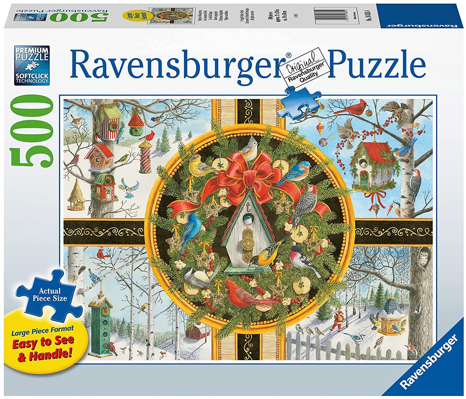 Ravensburger Christmas Songbirds Jigsaw Puzzle (500 XL Pieces)