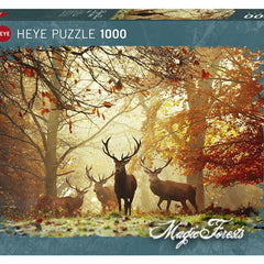 Heye Stags, Magic Forests  Jigsaw Puzzle (1000 Pieces)