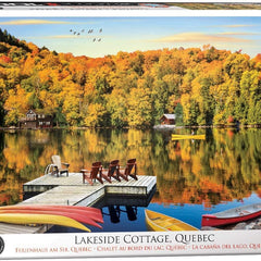 Eurographics Lakeside Cottage, Quebec Jigsaw Puzzle (1000 Pieces)