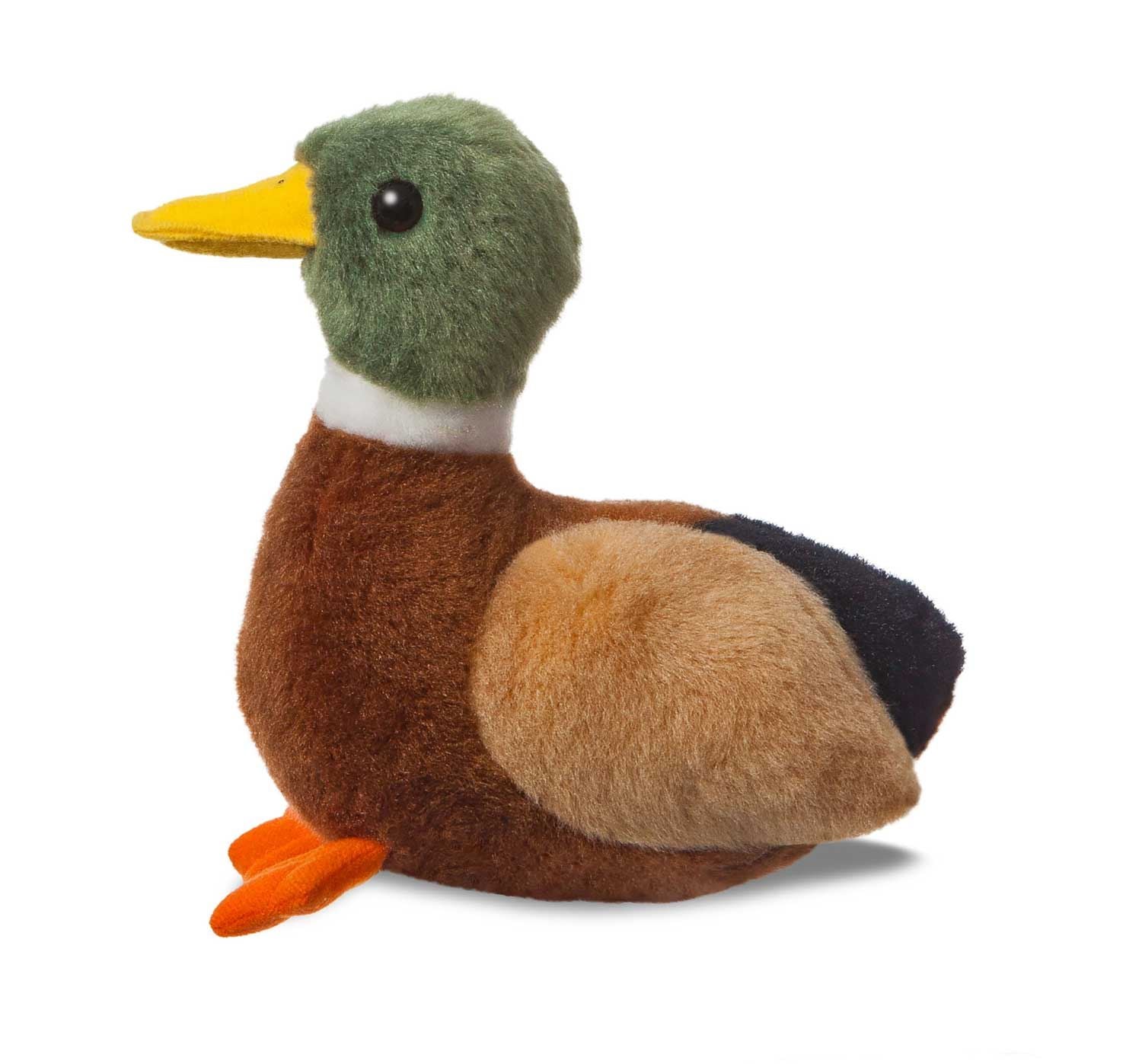 Aurora Mini Flopsies - Mallard Duck Soft Toy 20cm