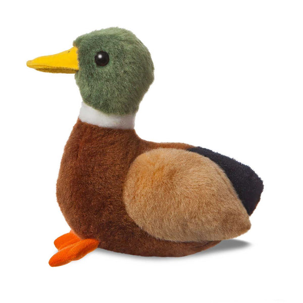 Aurora Mini Flopsies - Mallard Duck Soft Toy 20cm