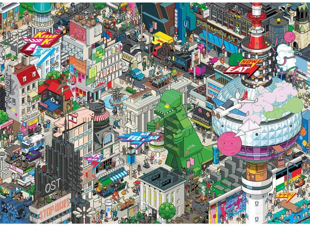 Heye Berlin Quest eBoy Pixorama Jigsaw Puzzle (1000 Pieces)