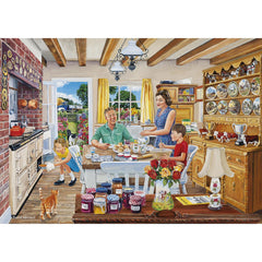 Gibsons The Farmer's Round Jigsaw Puzzle (4 x 500 Pieces)
