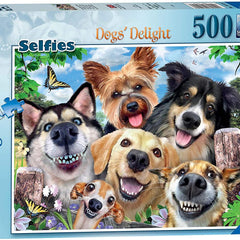 Ravensburger Selfies Dogs' Delight Jigsaw Puzzle (500 Pieces)