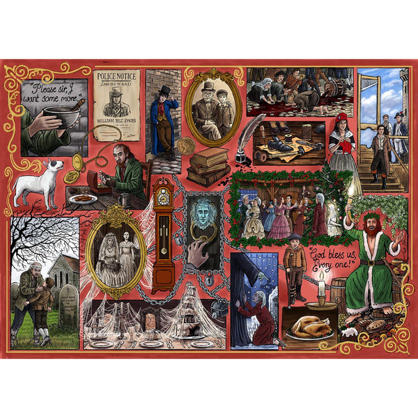 Gibsons Book Club: Charles Dickens Jigsaw Puzzle (1000 Pieces)