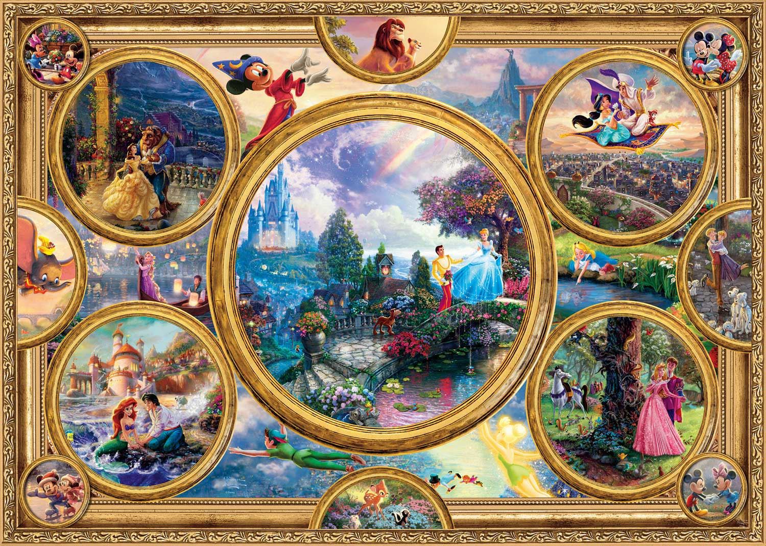 Schmidt Kinkade: Disney Dreams Collection Jigsaw Puzzle (2000 pieces)