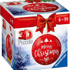 Ravensburger Red Christmas Bauble 3D Puzzle-Ball (54 Pieces)