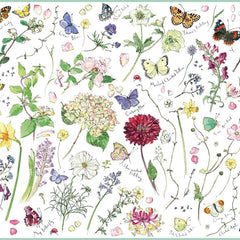 Otter House Flowers & Butterflies Jigsaw Puzzle (1000 Pieces)