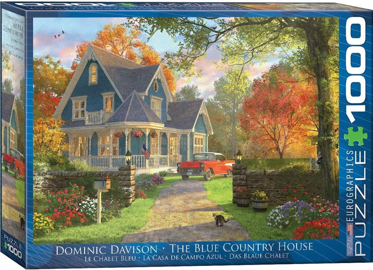 Eurographics The Blue Country House Jigsaw Puzzle (1000 Pieces)