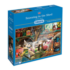 Gibsons Snoozing In The Shed Jigsaw Puzzle (1000 pieces)