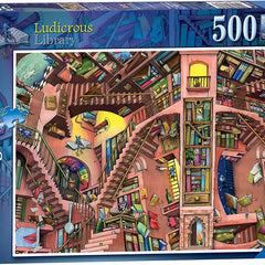 Ravensburger Ludicrous Library, Colin Thompson Jigsaw Puzzle (500 Pieces)