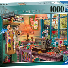 Ravensburger My Haven No 4, The Sewing Shed Jigsaw Puzzle (1000 Pieces)
