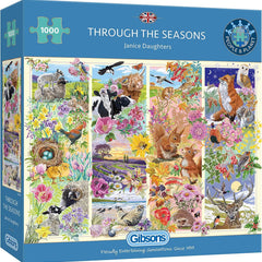 Gibsons Through the Seasons Jigsaw Puzzle (1000 Pieces)