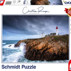 Schmidt St. Mathieu Lighthouse, Christian Ringer Jigsaw Puzzle (1000 Pieces)