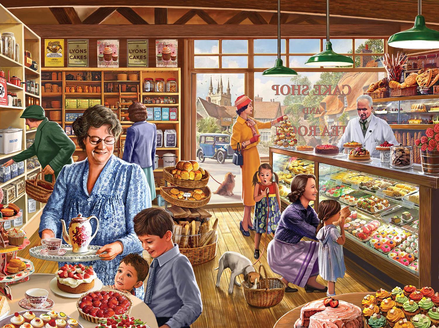 Ye Olde Cake Shoppe, Steve Crisp Jigsaw Puzzle (1000 Pieces)