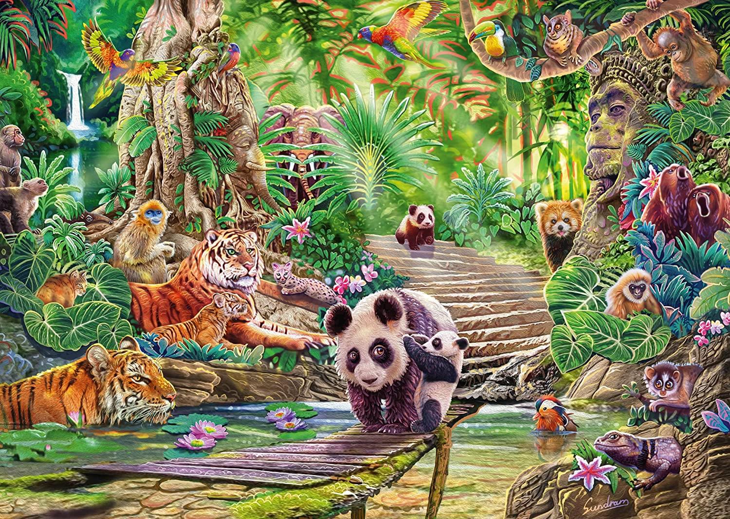 Schmidt Steve Sundram Asian Wildlife Jigsaw Puzzle (1000 Pieces)