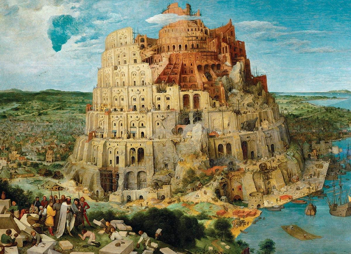 Eurographics The Tower of Babel,  Bruegel Jigsaw Puzzle (1000 Pieces)