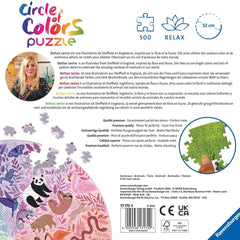 Ravensburger Animals Circles of Colours Circular Jigsaw Puzzle (500 Pieces)