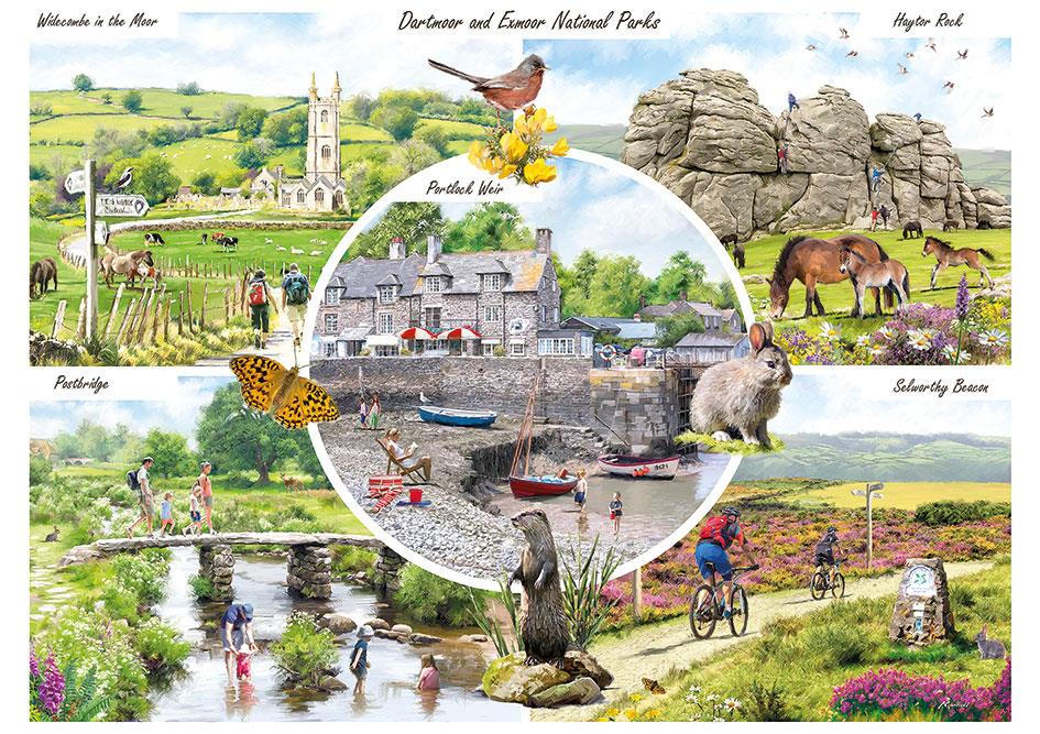 Otter House Dartmoor & Exmoor National Park Jigsaw Puzzle (1000 Pieces)