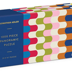 Galison Bargello, Jonathan Adler Panorama Jigsaw Puzzle (1000 Pieces)