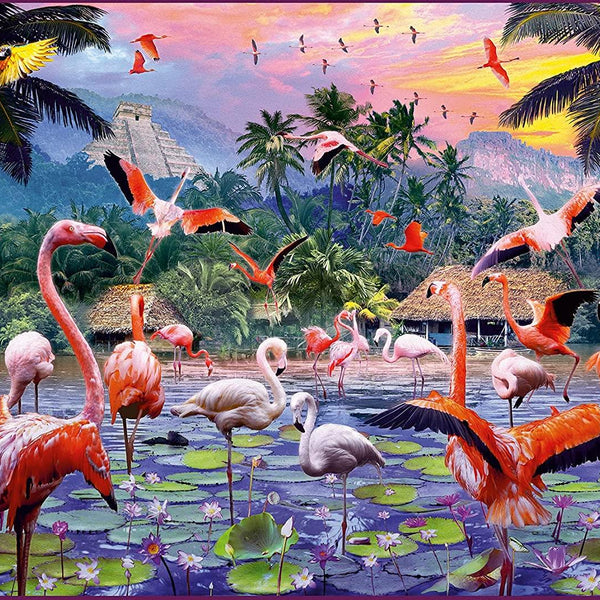 Ravensburger Pink Flamingoes Jigsaw Puzzle (1000 Pieces)