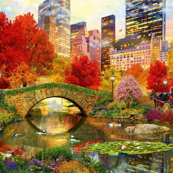 Bluebird Central Park NYC Jigsaw Puzzle (1000 Pieces)