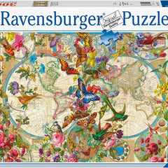Ravensburger Flora & Fauna World Map Jigsaw Puzzle (3000 Pieces)