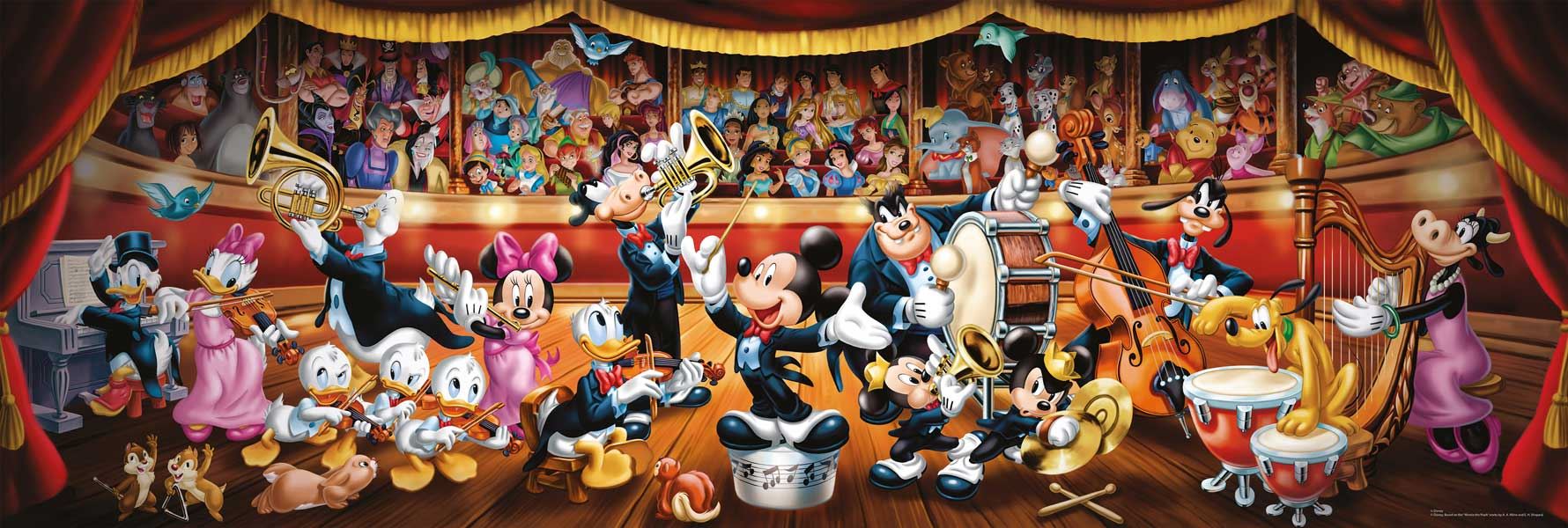 Clementoni Disney Classic Panorama Jigsaw Puzzle (1000 Pieces)