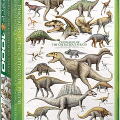 Eurographics Dinosaurs of the Cretaceous Period Jigsaw Puzzle (1000 Pieces)