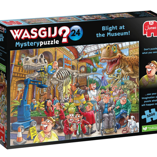 Wasgij Mystery 24 Blight at the Museum! Jigsaw Puzzle (1000 Pieces)