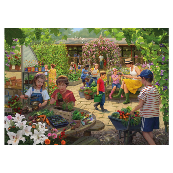 Falcon Deluxe The Vegetable Garden Jigsaw Puzzle (1000 Pieces)