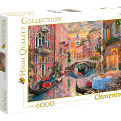 Clementoni Venice Evening Sunset High Quality Jigsaw Puzzle (6000 Pieces)