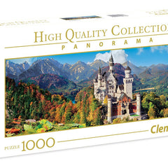 Clementoni  Neuschwanstein Panorama High Quality Jigsaw Puzzle (1000 Pieces)