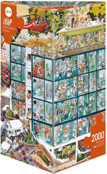 Heye Triangular Emergency Room, Loup Jigsaw Puzzle (2000 Pieces)