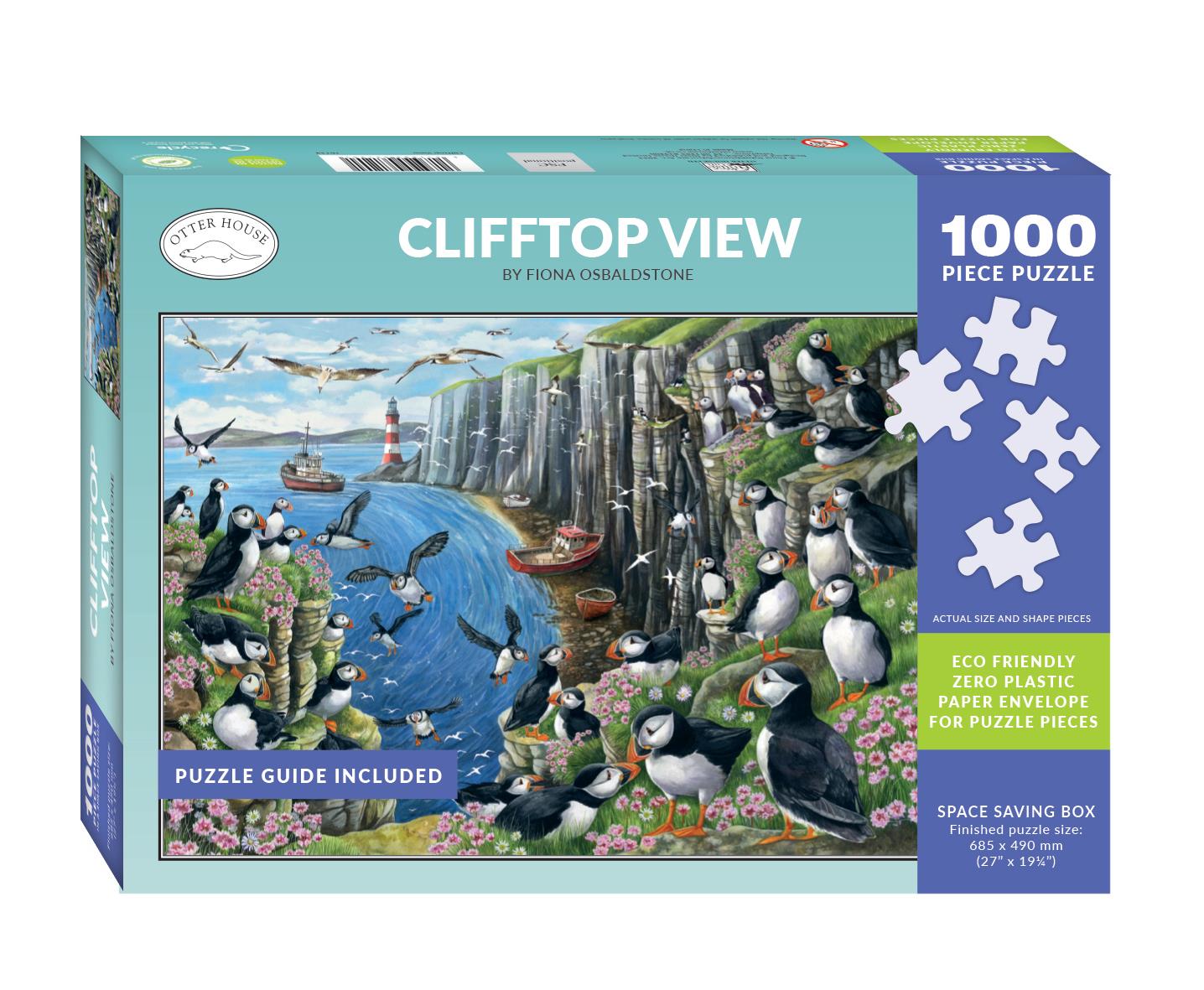 Otter House Clifftop View Jigsaw Puzzle (1000 Pieces) – PDK