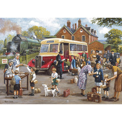 Gibsons The Evacuees Jigsaw Puzzle (4 x 500 Pieces)